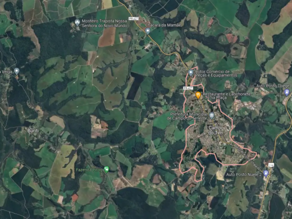 Mapa Campo-do-Tenente